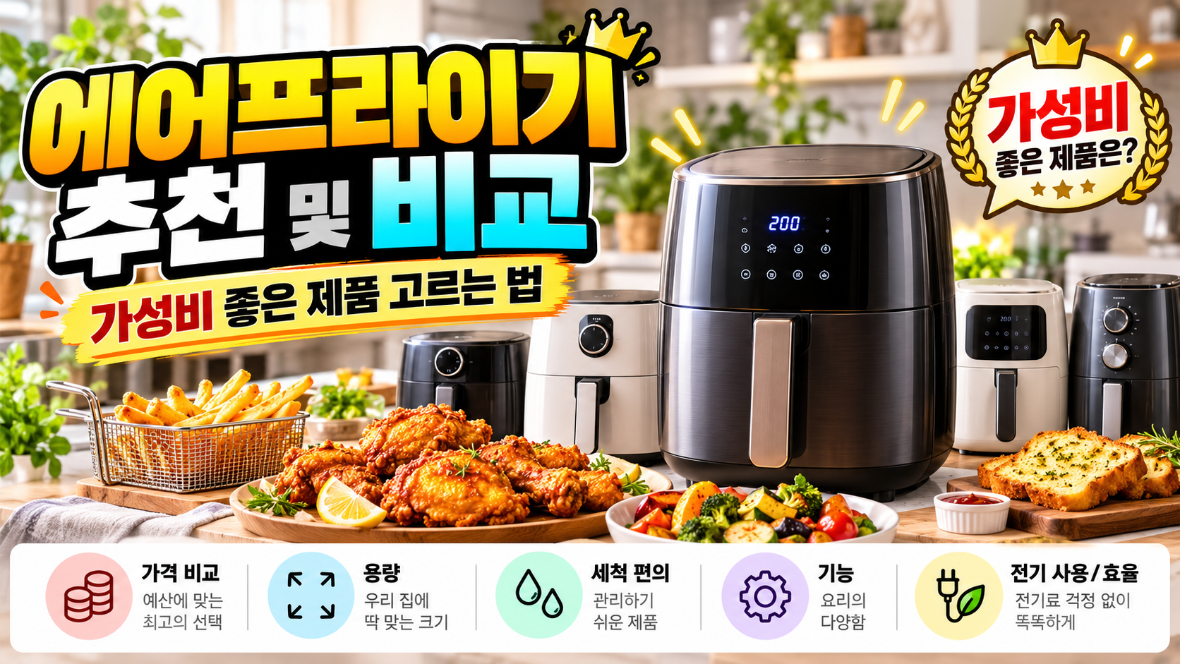 에어프라이어 추천·비교 가이드